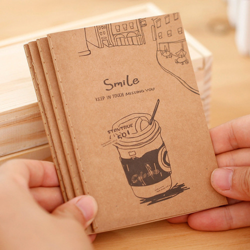 Taobao gifts good times kraft paper notepad soft copy 64K notebook small book wholesale gift