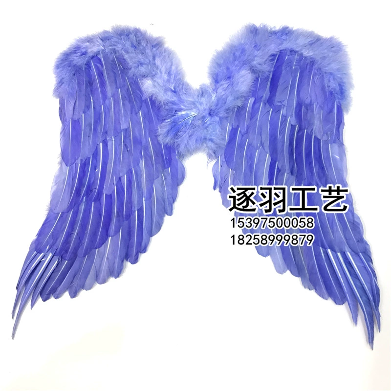 Фабричный высококачественный изысканный реквизит «ангельские перья» 40×50 см, возможно гибкое изгибание