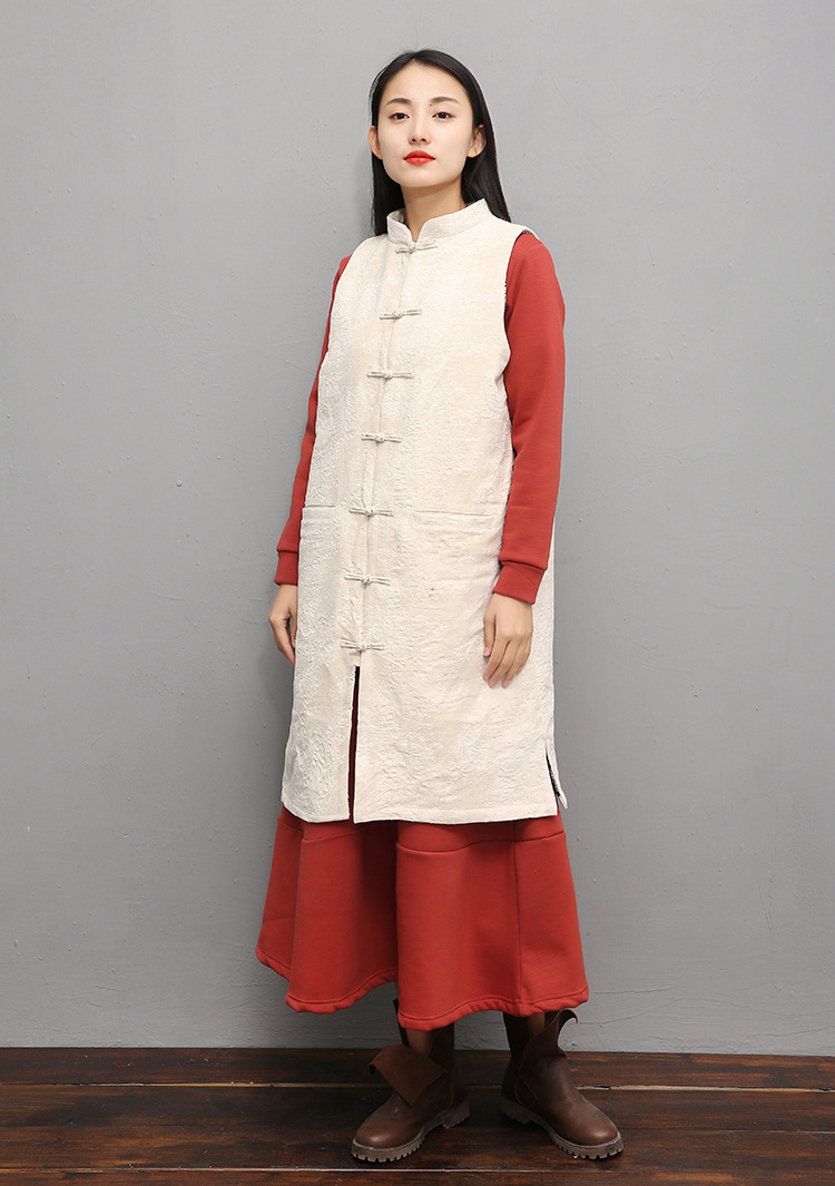 Gilet femme PLUME en Coton et lin - Ref 3318006 Image 3