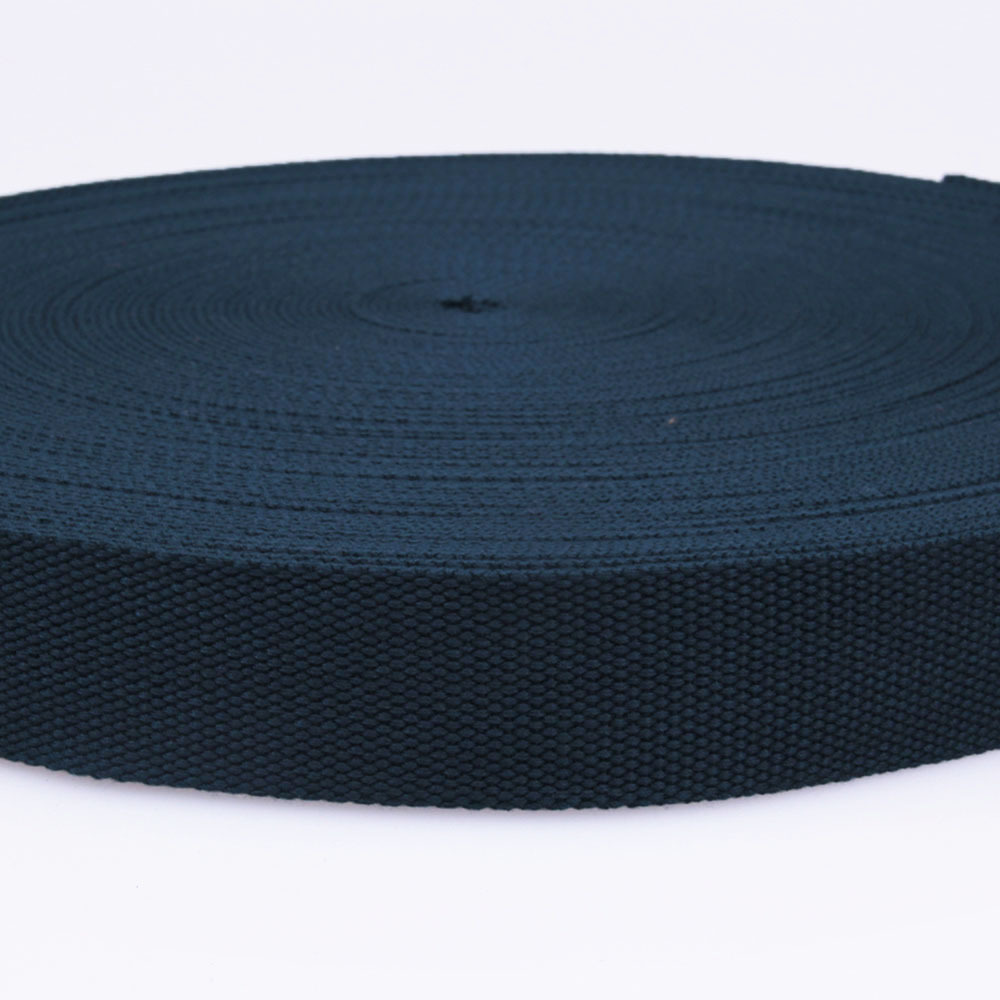 东莞织带厂现货 1.5寸 3.2cm2.5公分墨绿色 珠纹涤棉织带 仿棉带