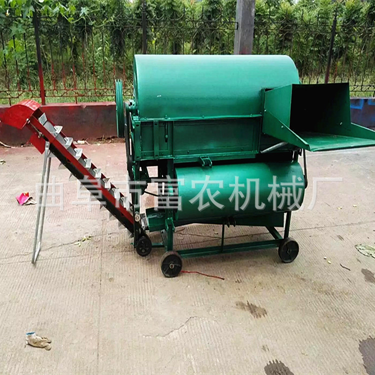 自走全自动振动筛式花生摘果机 自动装袋鲜花生机