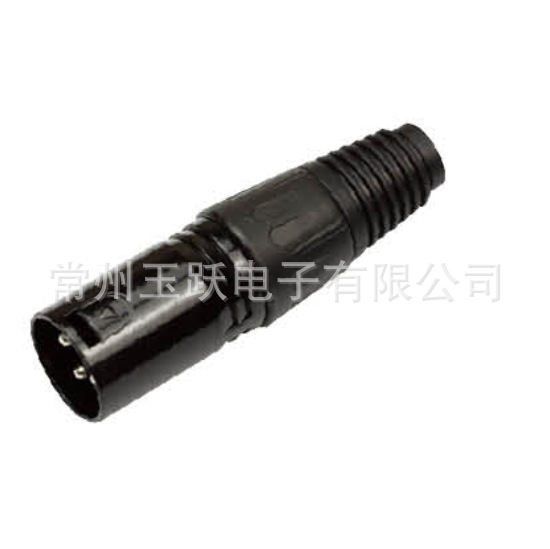 卡侬头 三芯话筒插头 专业音箱3芯平衡卡农吉他音响 功放话筒头