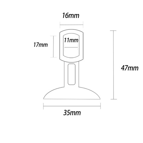 Silicone Door Holder, Noise-Free Plastic Plugless Door Stopper, Door Handle Bathroom Toilet Sanitary Room Anti-Collision Door Stop