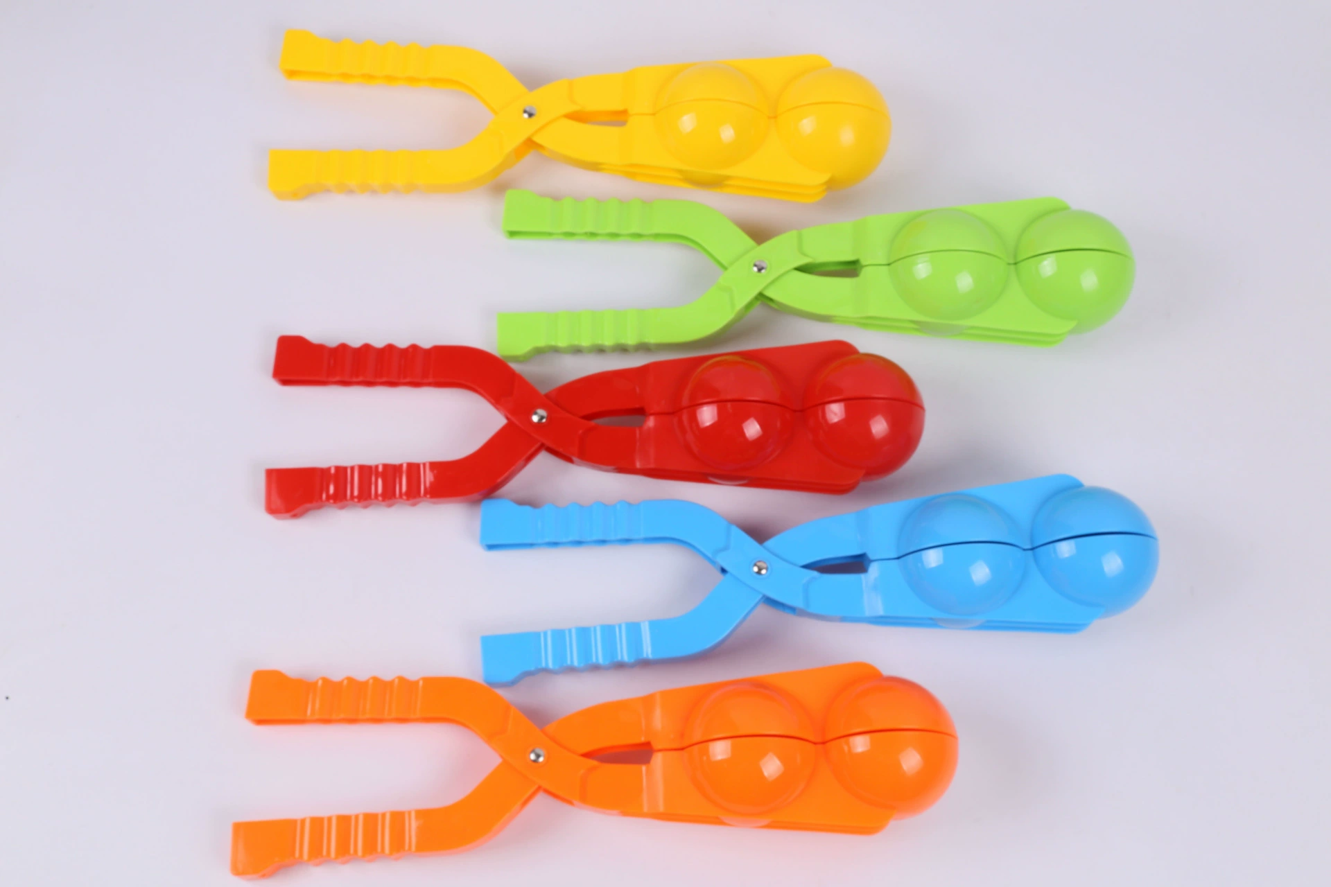 Зимние горячие продажи на открытом воздухе инструмент для борьбы со снежками утолщенный двойной шар зажим для снежка ложка устройство для снежков плоскогубцы Снежная игрушка