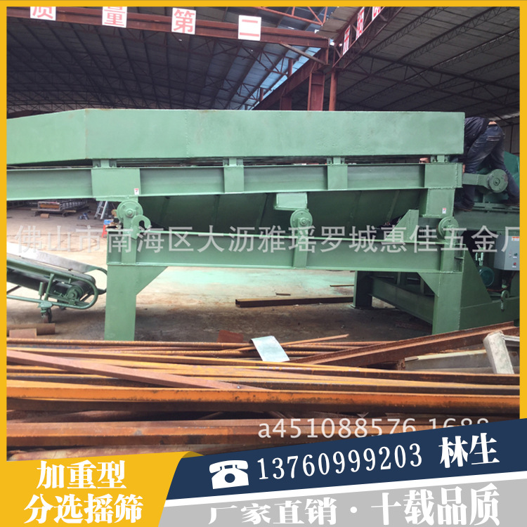 供应热卖 绿色环保设备 特大矿山型 双层分选摇筛 网孔可定制