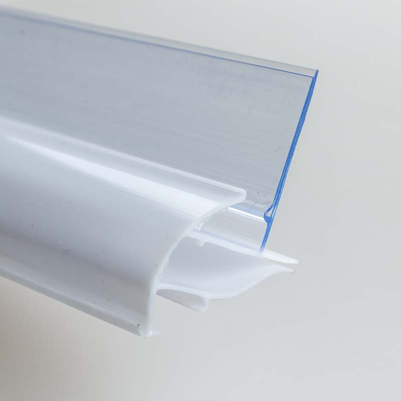 玻璃标价条化妆品货架装饰条塑料标签条可装LED灯可挂LOGO|ms