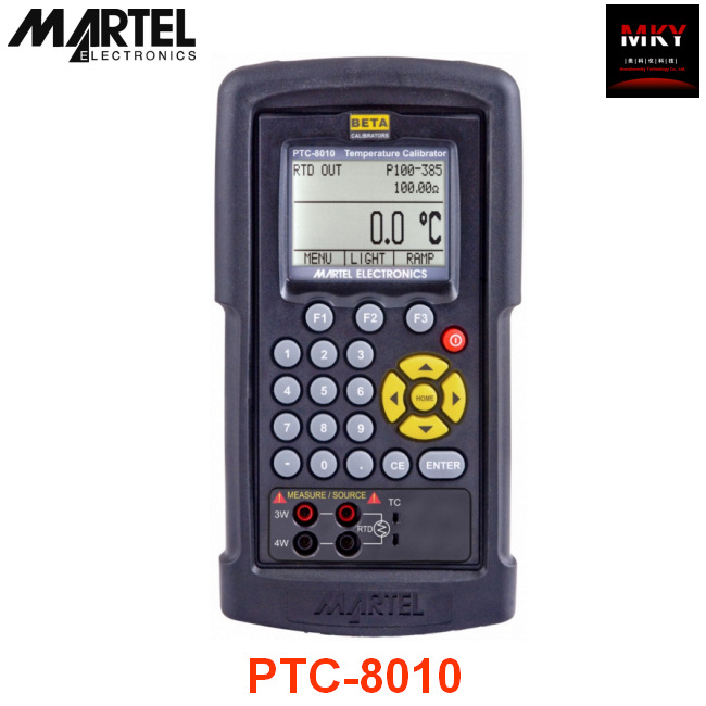原装进口Martel PTC-8010 RTD和热电偶校准仪