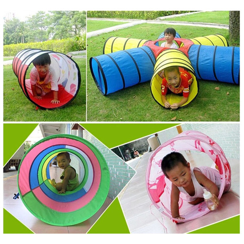 Baby early education sensory training equipment Sunshine Tunnel children's toys drilling hole crawling tube parent-child interactive game house