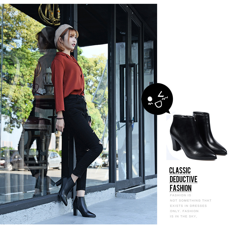 Bottes femme en PU artificiel - Ref 3355529 Image 13