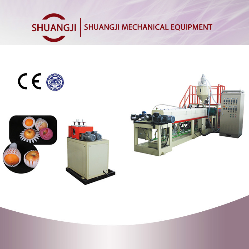 双吉PE发泡网套机水果蔬菜包装网设备防震泡沫网套机