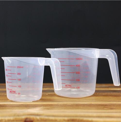 Baking Tools Kitchen Tools 250/500/1000ml High Quality Plastic Measuring Cup Tool Cup with Scale