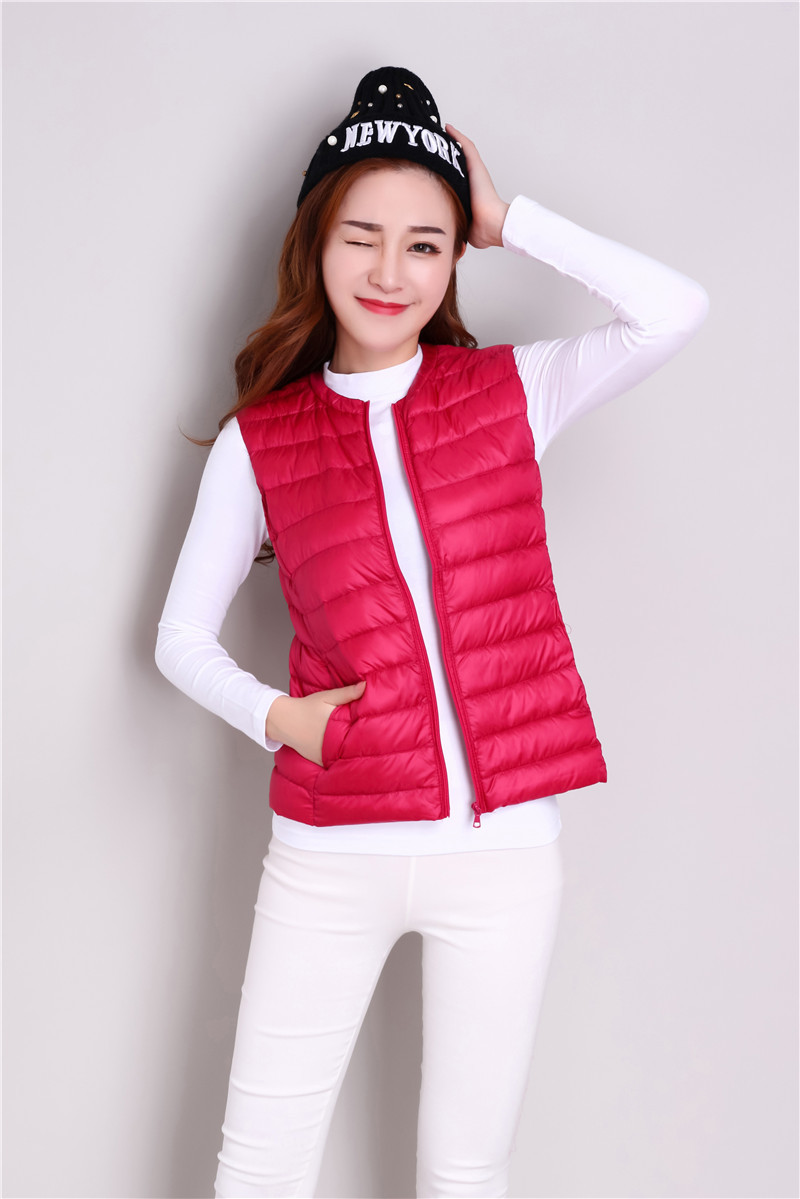 Gilet femme en Duvet de canard blanc - Ref 3316304 Image 14