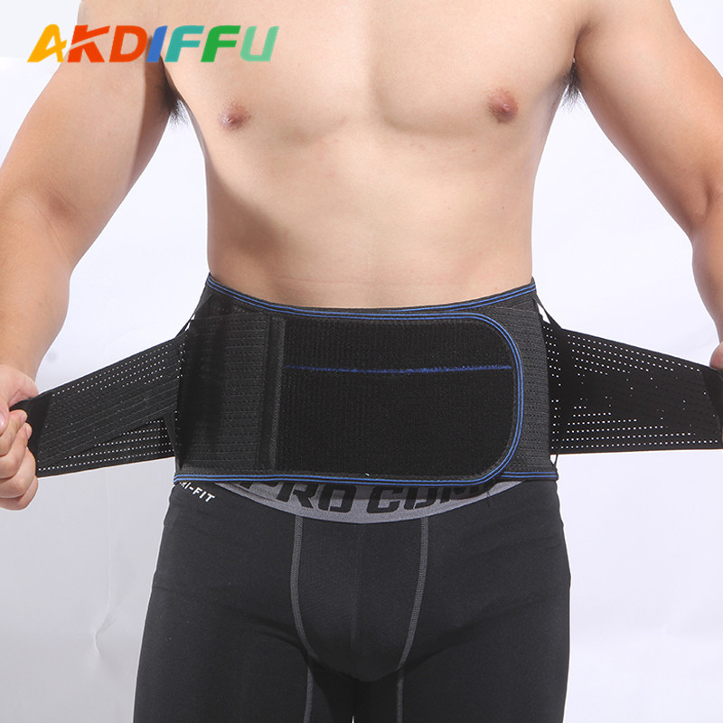 Cinturón de sudor deportivo cuatro barras de resorte soporte doble vendaje cintura soporte transpirable levantamiento de pesas cinturón de sentadillas