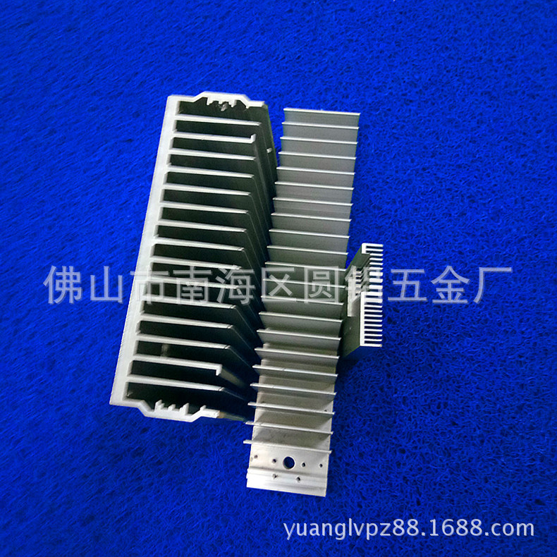 定制铝型材散热器  数控铝深加工 可喷砂阳极氧化