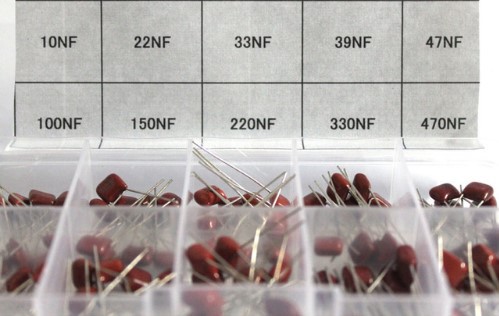 10个规格每种10个10nF~470nF CBB电容器套装