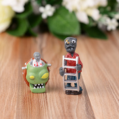 Four-Generation Plant vs. Zombies Micro Landscape Figurine Toy Creative Peripheral Doll Handmade Mini Figure