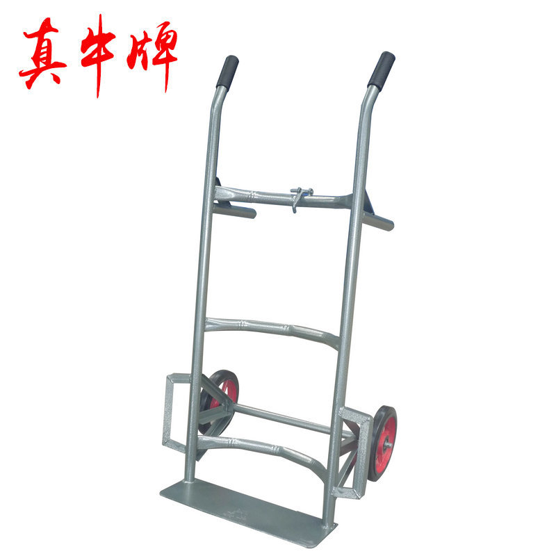 【真牛牌】轻型油桶搬运车仓库物流车300KG载重手推车拣货车省力
