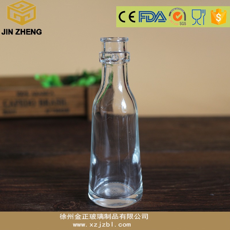 供应55毫升 创意玻璃小酒瓶保健酒瓶 高白料无铅玻璃
