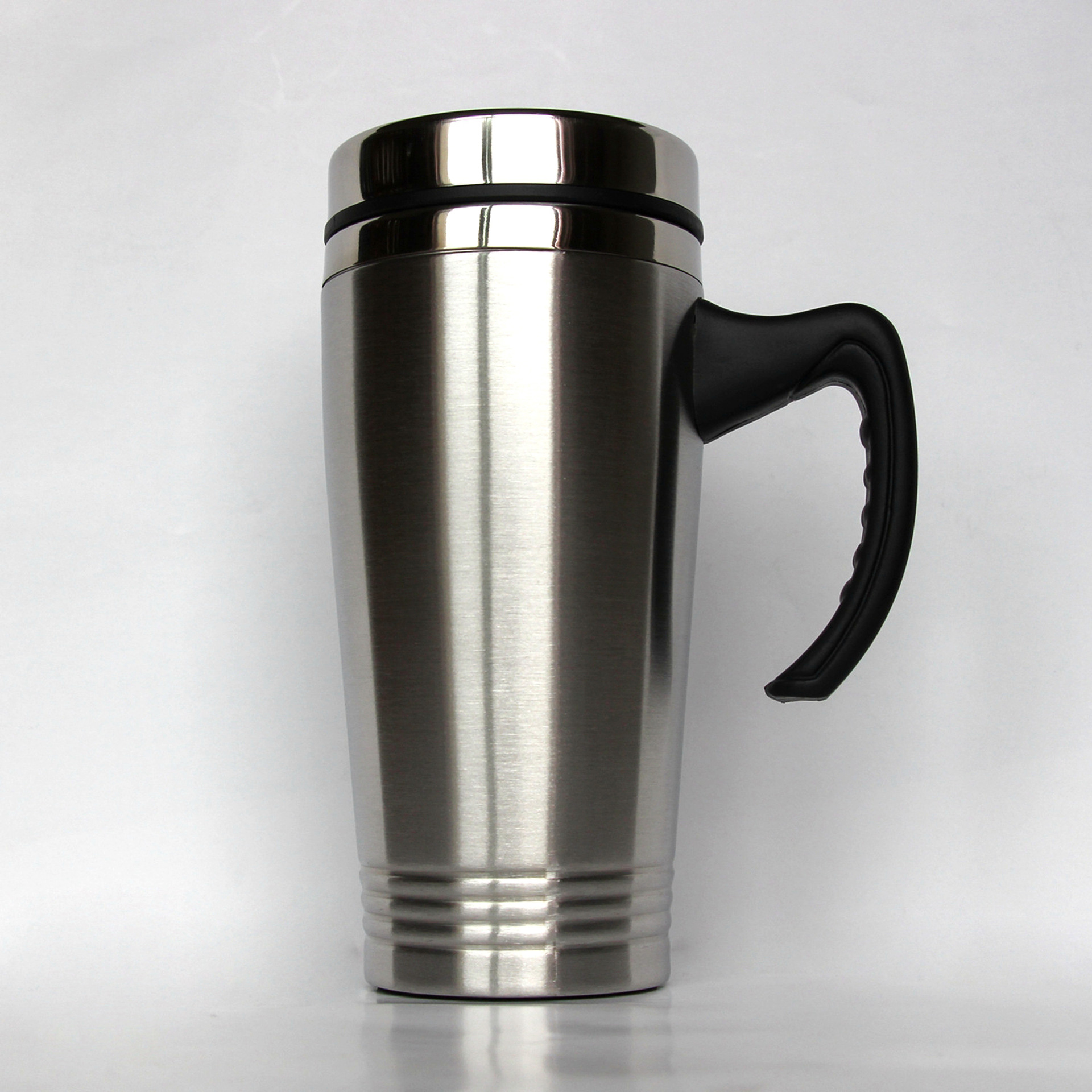 Manufacturers supply double-deck Plastic Car Cup Plastic space pot Stainless steel mug Sports space Cup