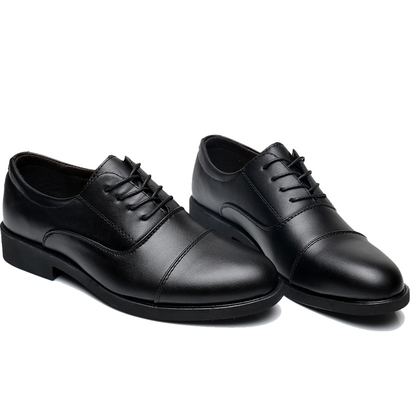 Formal new three-joint leather shoes lac...