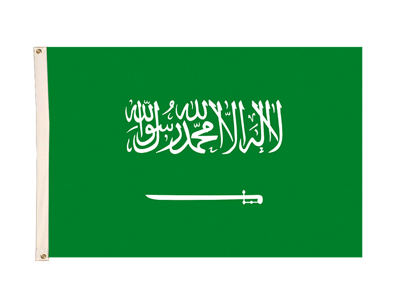 定制沙特阿拉伯国旗彩旗243号，展示世界国旗的多样性