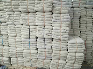 Machine Cleaning Cloth 40 White Cloth, Good Absorbent, Waste Cloth, Industrial Machine Cleaning Cloth, Pure Cotton, Ready-made Batch