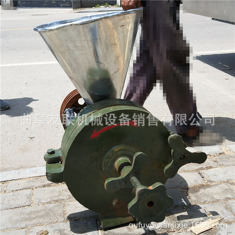 家用小型电动粮食打糊机 玉米出麸皮磨糊机 278型去皮磨面机28