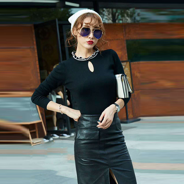 Custard 2024 Spring and Summer Dress Fashion Long Lucky Bag Women's Loose Pullover Brand Discount Wholesale