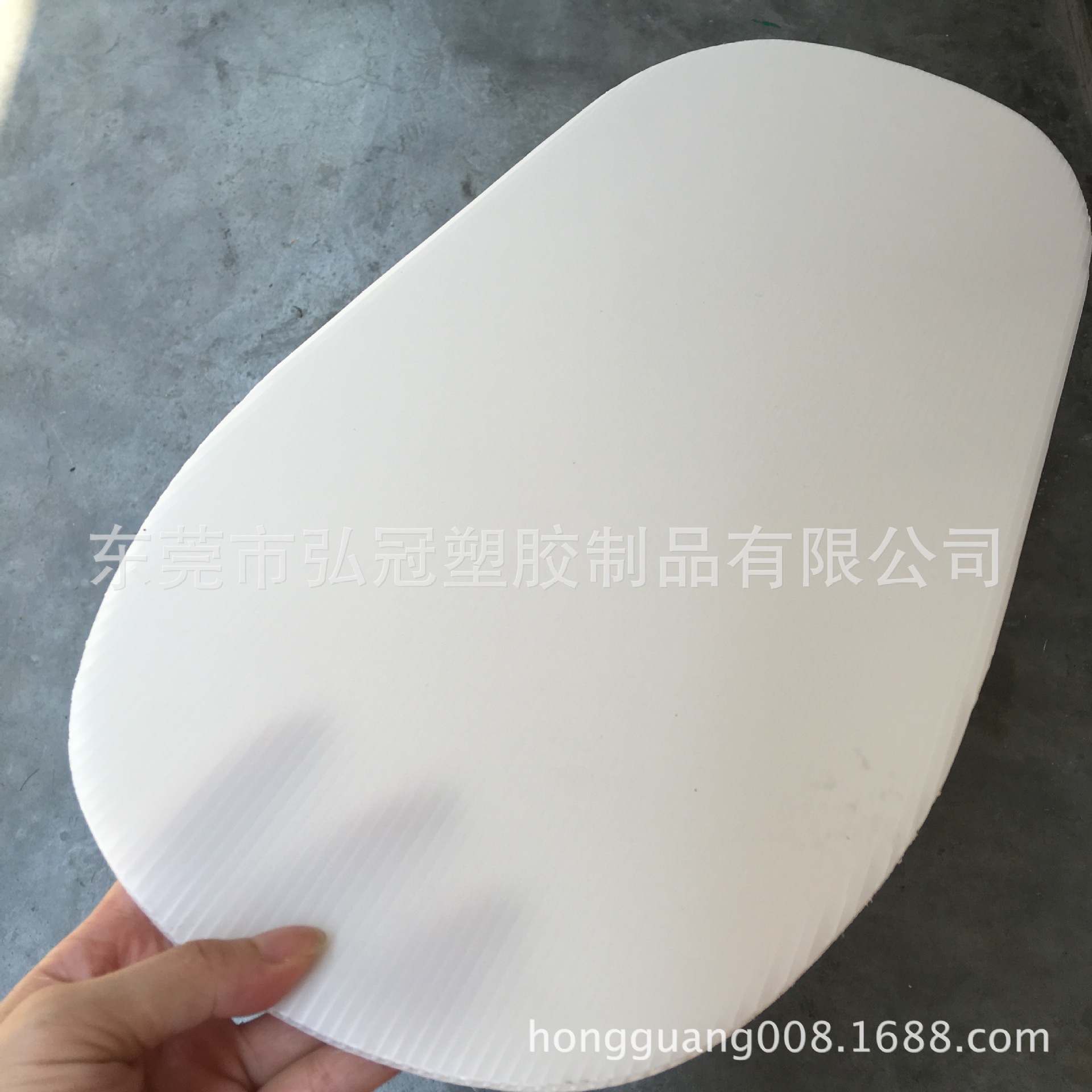 供应宁德 白色塑胶隔板 防静电瓦楞板 全新料白色中空板 万通板