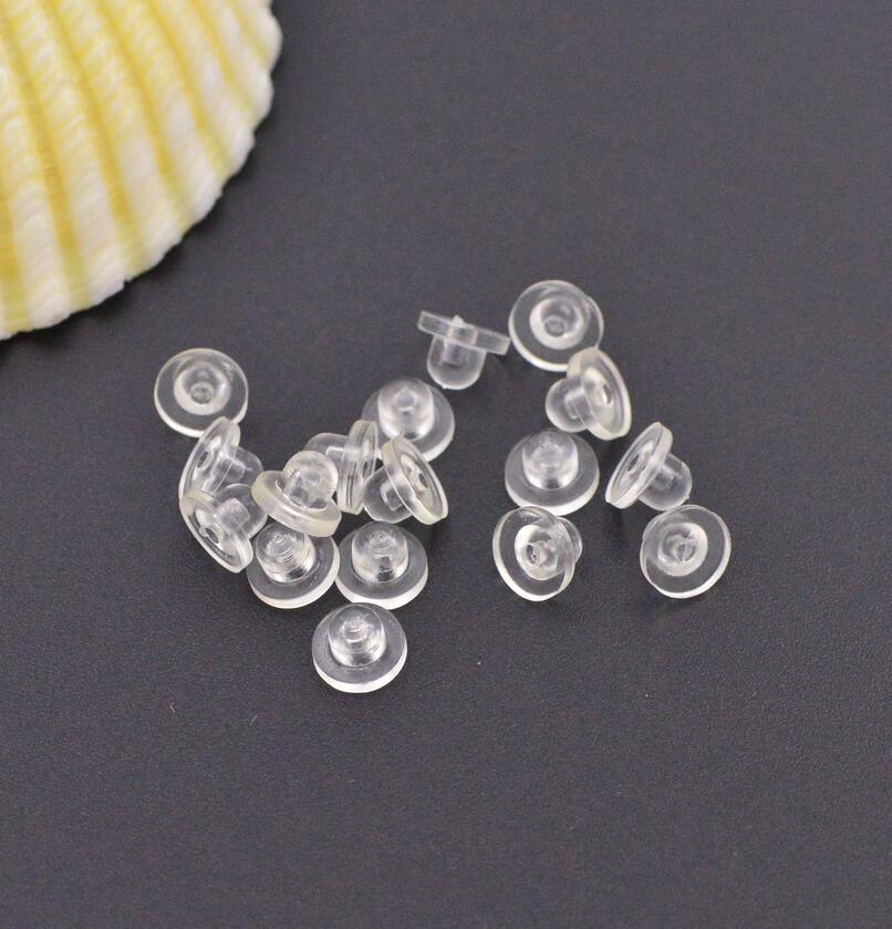 圓盤耳夾防痛墊 環保防痛耳夾墊 三角夾膠墊 耳夾矽膠墊