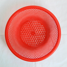 圆形镂空塑料水果盘创意懒人沥水篮小号收纳篮一元店小扁箩洗菜篮