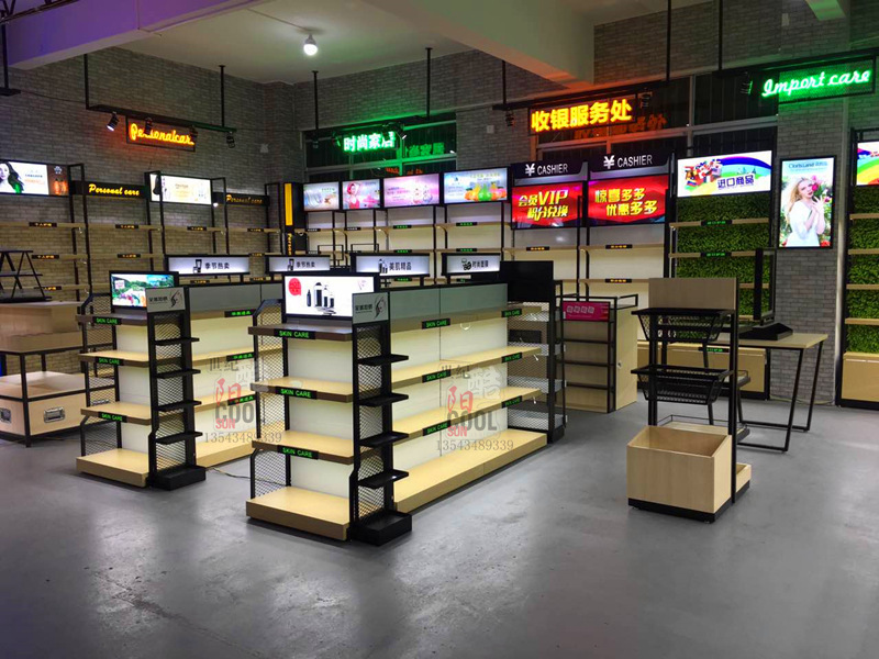 化妆品货架 化妆品陈列货架