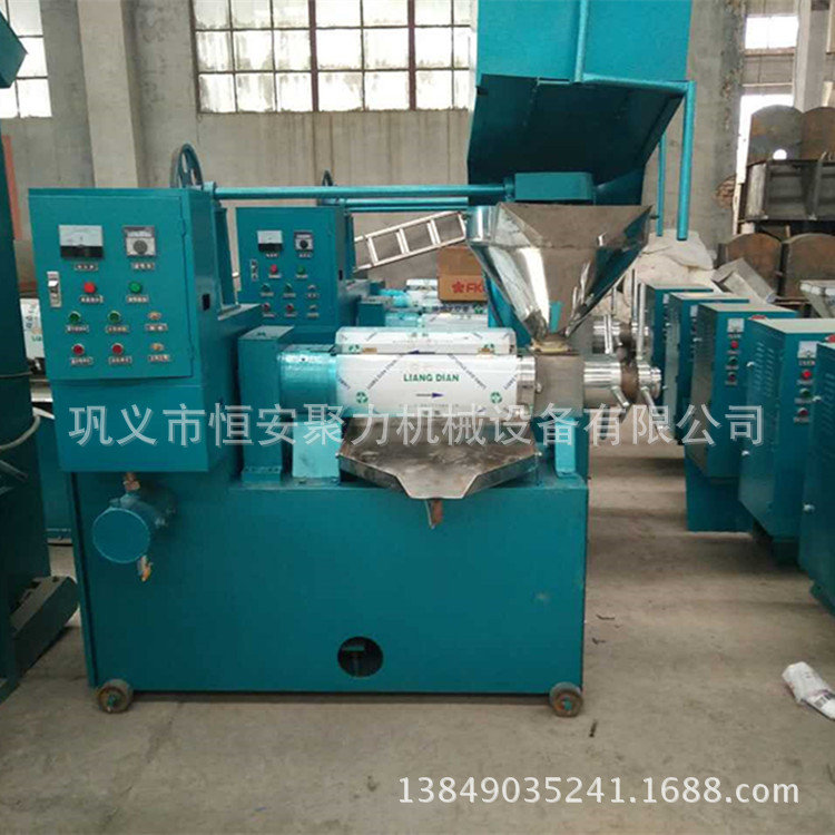 源头厂家供应菜籽葵花籽多功能螺旋榨油机设计合理经久耐用