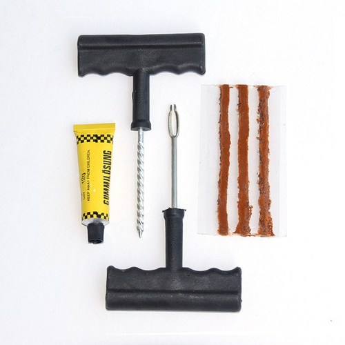 Tire repair tools car motorcycle battery car vacuum tire emergency tire repair strip glue repair tool set supplies
