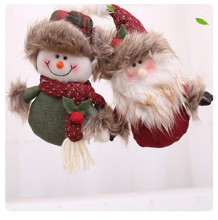 Christmas Cartoon Style Cute Santa Claus Cloth Indoor Family Gathering Festival Hanging Ornaments display picture 4