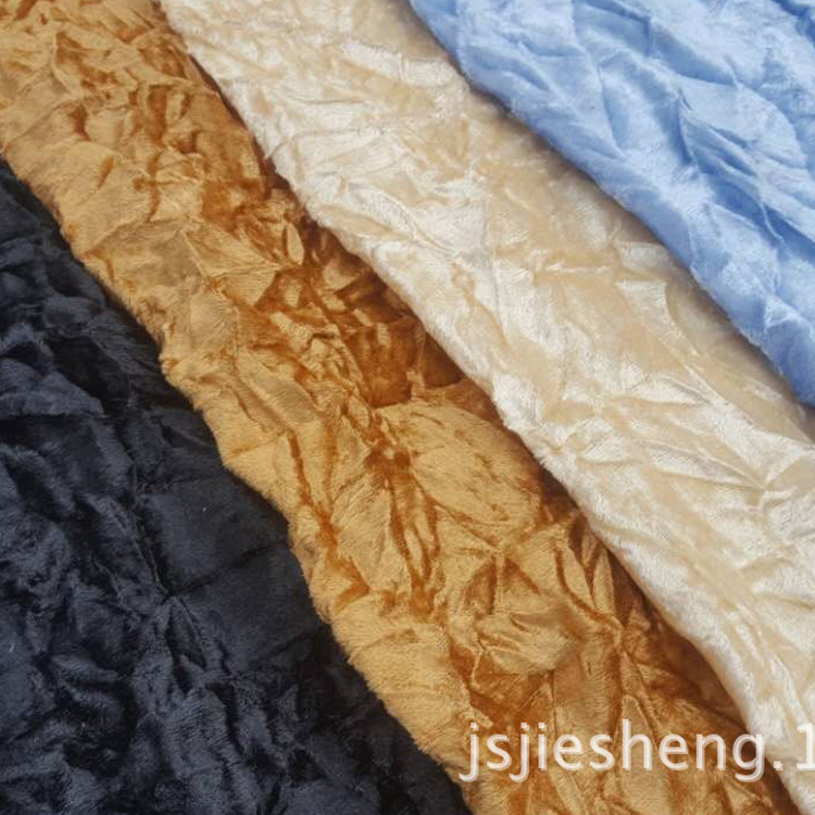 荐直销双层毛毯包边条 金丝绒布 抓花压花布