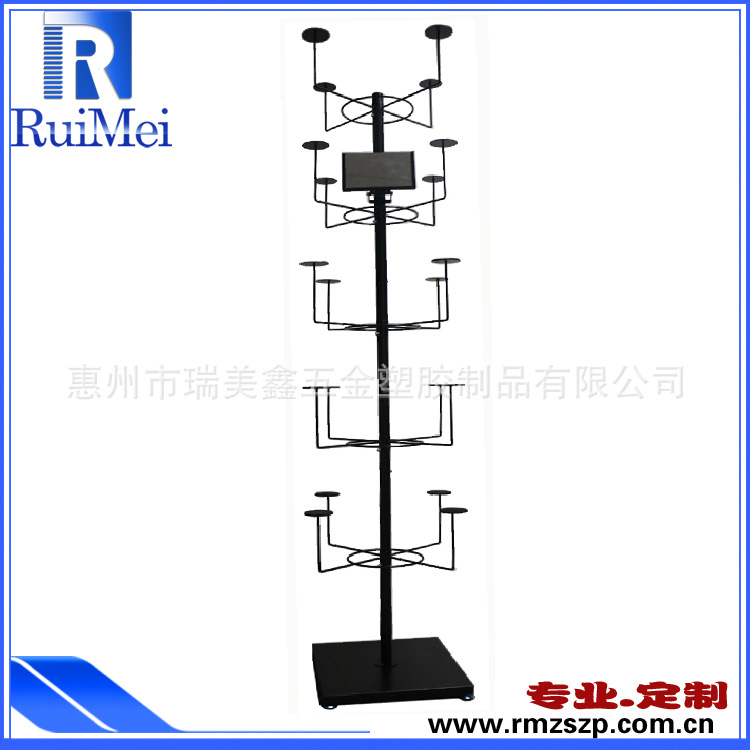 专业定制 金属帽子展示架 旅行防嗮帽子展示架 挂钩展示架 置物架