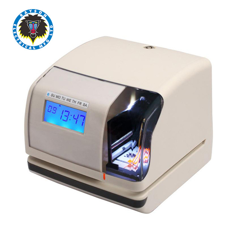 雷盛BUROSTYLE停车场印时钟 酒店时间打印机文件收发打卡机DT－01