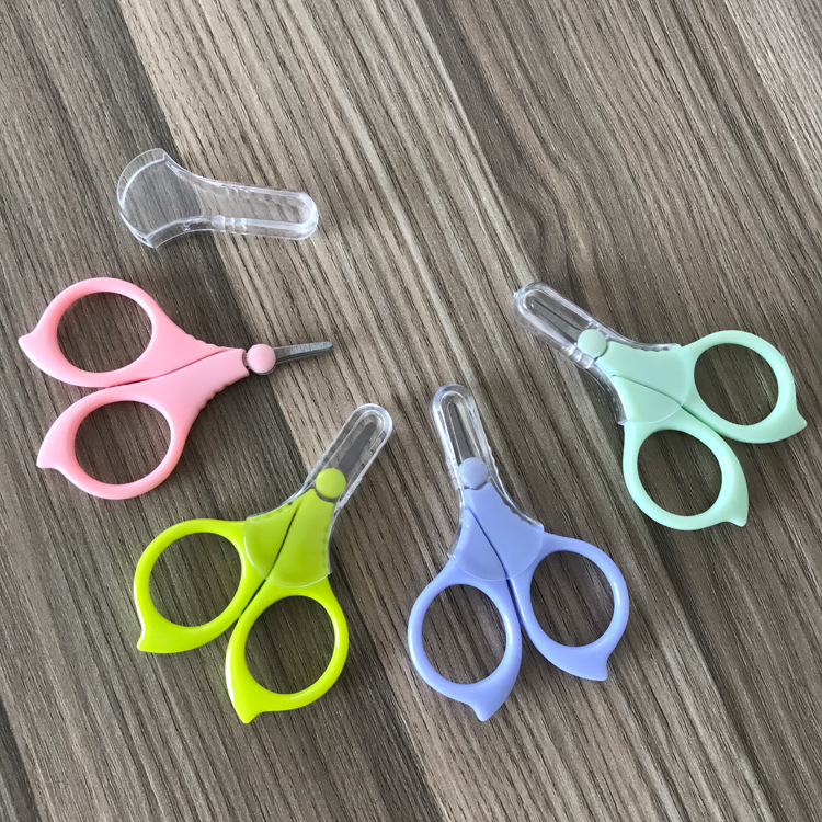 婴儿指甲钳 宝宝指甲剪新生儿剪刀儿童指甲刀防夹肉安全剪刀详情3