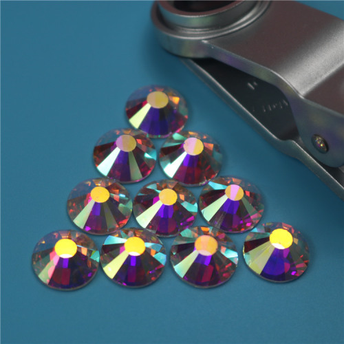 Rhinestones white AB magic glass flat bottom drill hot DIY clothing accessories nail accessories stick drill dance suit hot drill