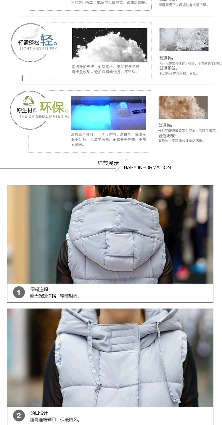 Gilet femme en Fibre de polyester - Ref 3318221 Image 11