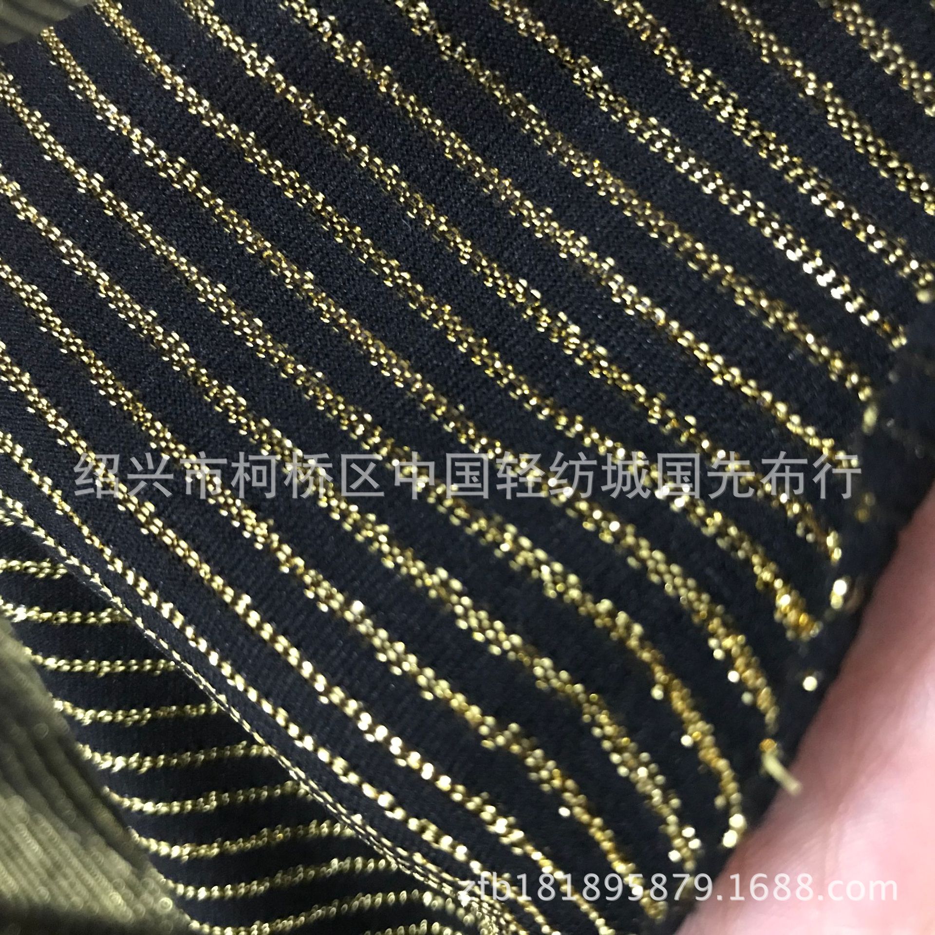 Fabric new pattern Plain nylon Dyed Spandex nylon Colored stripes Purl Lycra Stretch fabric