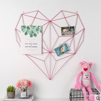 ins Grid Photo Wall Simple Modern Wrought Iron Photo Frame Hanging Wall Storage Iron Frame Clip Hanging Photo Wall Decoration ins Grid Photo Wall Simple Modern Wrought Iron Photo Frame Hanging Wall Storage Iron Frame Clip Hanging Photo Wall Decoration