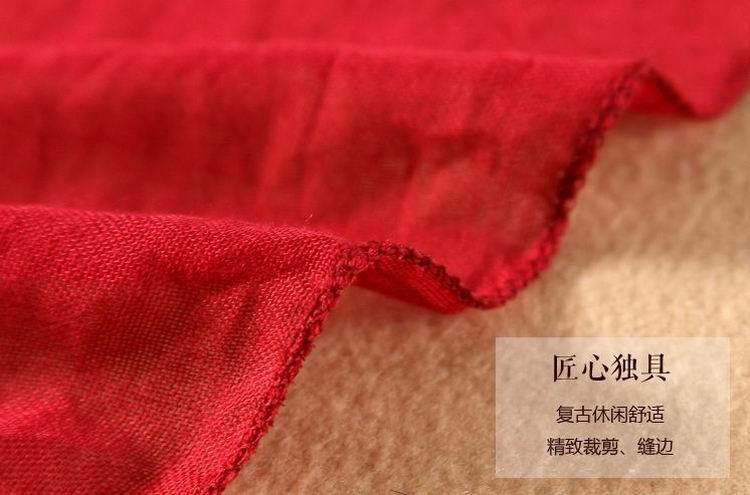 红色围巾 针织围巾 秋冬围巾