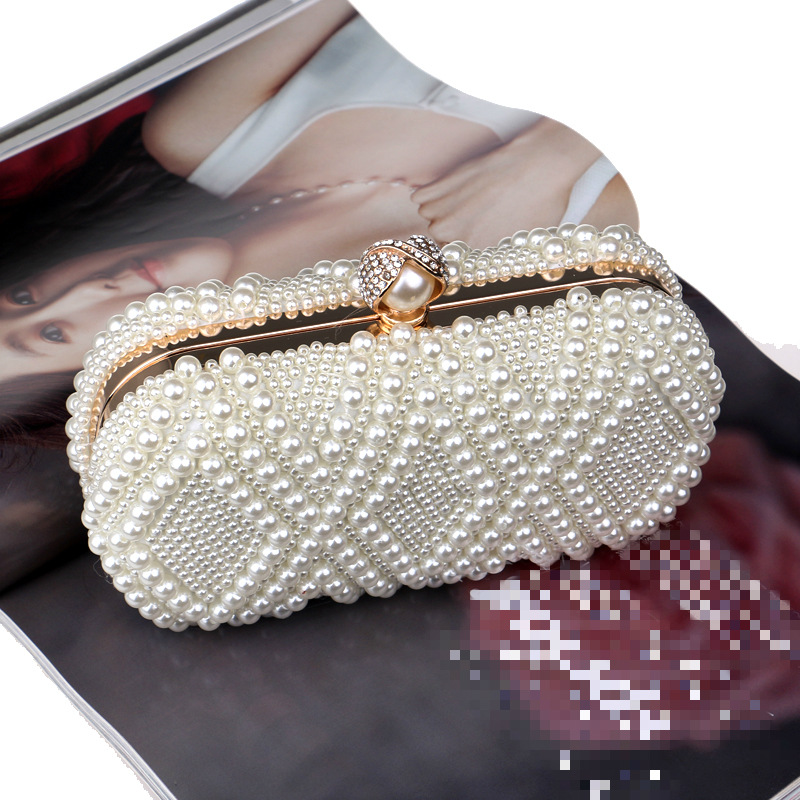 New Pearl Dinner Bag Women's Banquet Bag Ladies Dress Evening Bag display picture 13