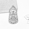 Metal silver Tieguanyin tea, pendant, protective amulet, wholesale