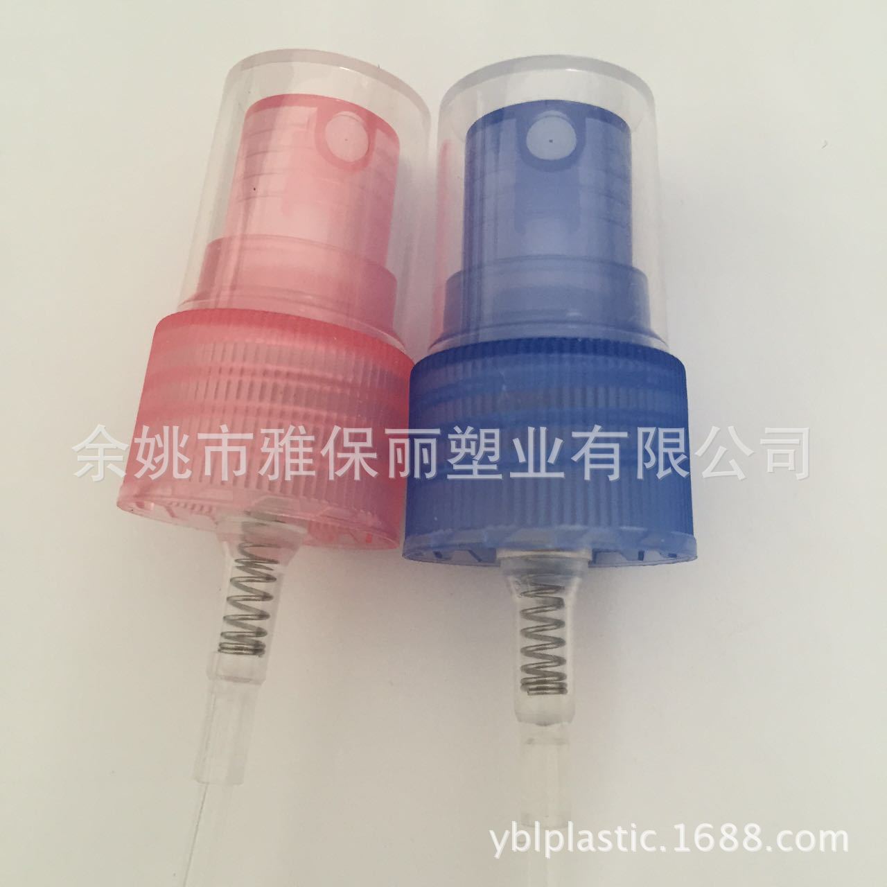 厂家20牙透明半罩侧喷喷雾泵头 化妆品包装雾化香水喷头