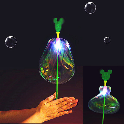 Variety Magic Bubble Wand Variety Twister Ribbon Magic Wand Bubble Flower Magic Wand Glitter Luminous Wand