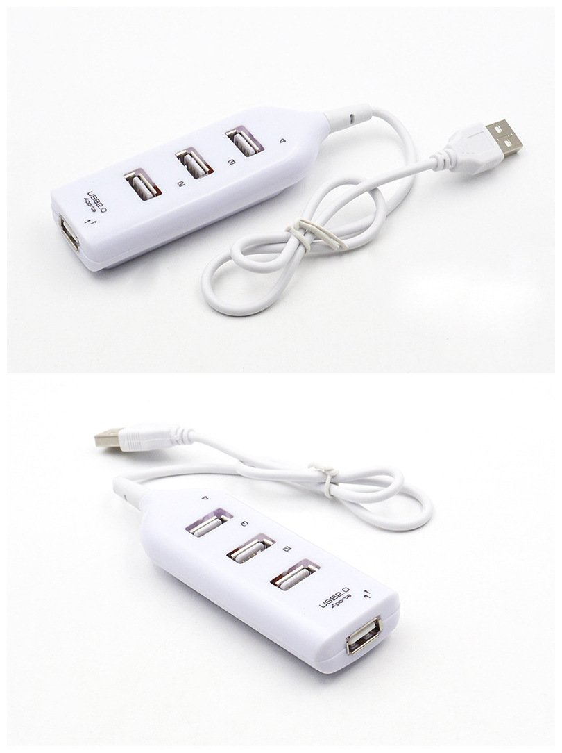 排插式 USB HUB 一分四分线器 4口USB分线器 USB集线器 usb排插-阿里巴巴