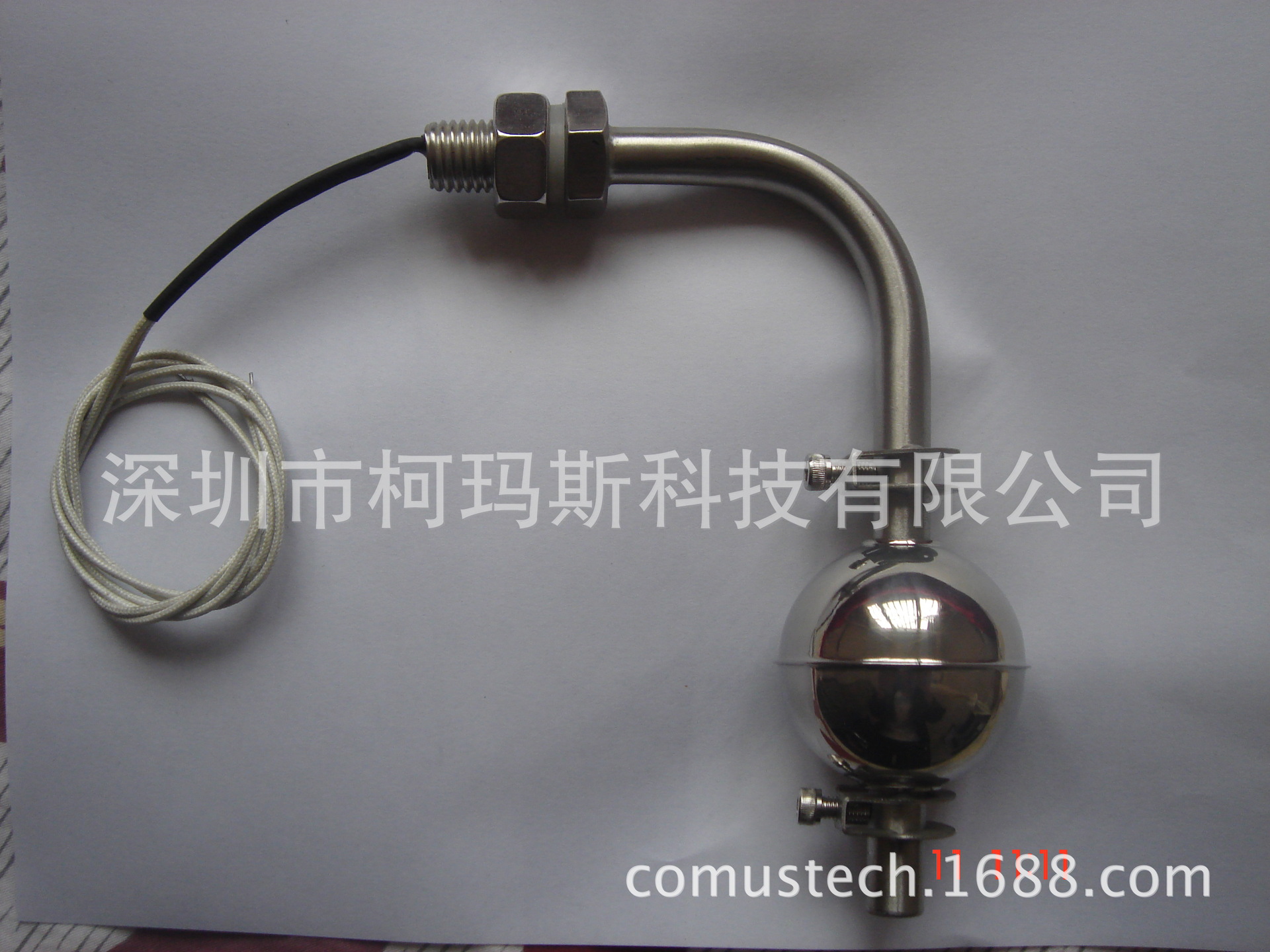 弯型不锈钢浮球液位开关不锈钢浮球液位开关塑料浮球开关好商好货